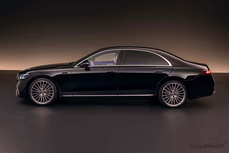 Mercedes-Benz S-Class horizontal left flank geometry Mercedes-Benz S-Class horizontal left flank geometry