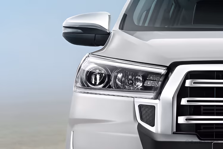 Toyota Innova Crysta swept back LED headlight