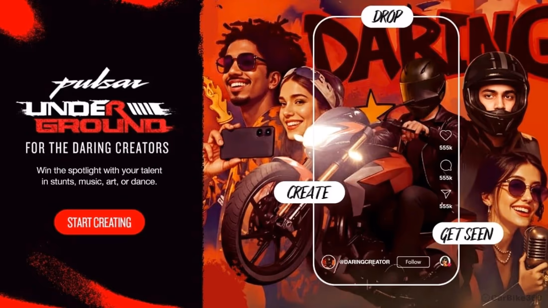 Bajaj Auto Launches ‘Pulsar Underground’: India’s First AI-Powered Creator Platform Audio