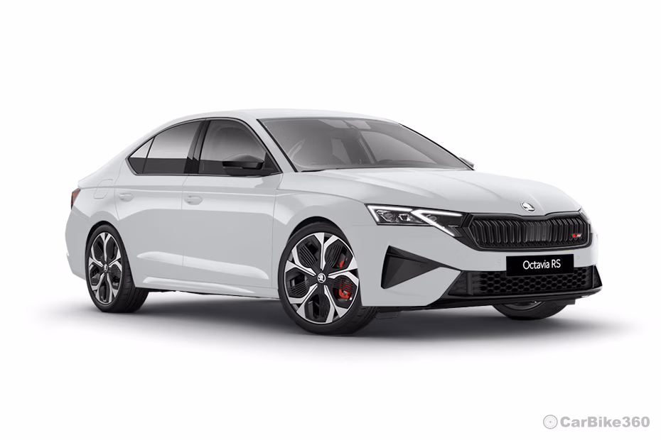 Skoda Octavia RS Candy White Color Skoda Octavia RS Candy White Color