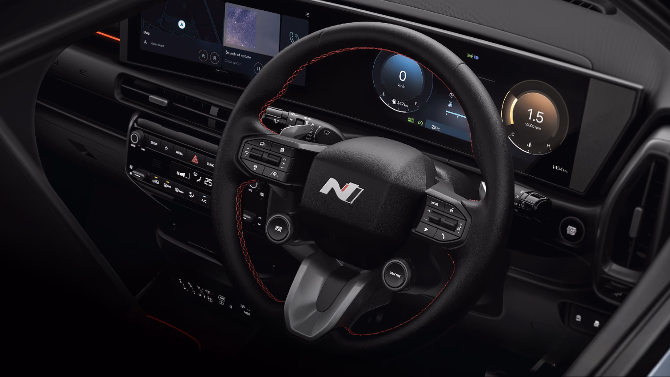 New Hyundai Venue N-Line Exterior Steering