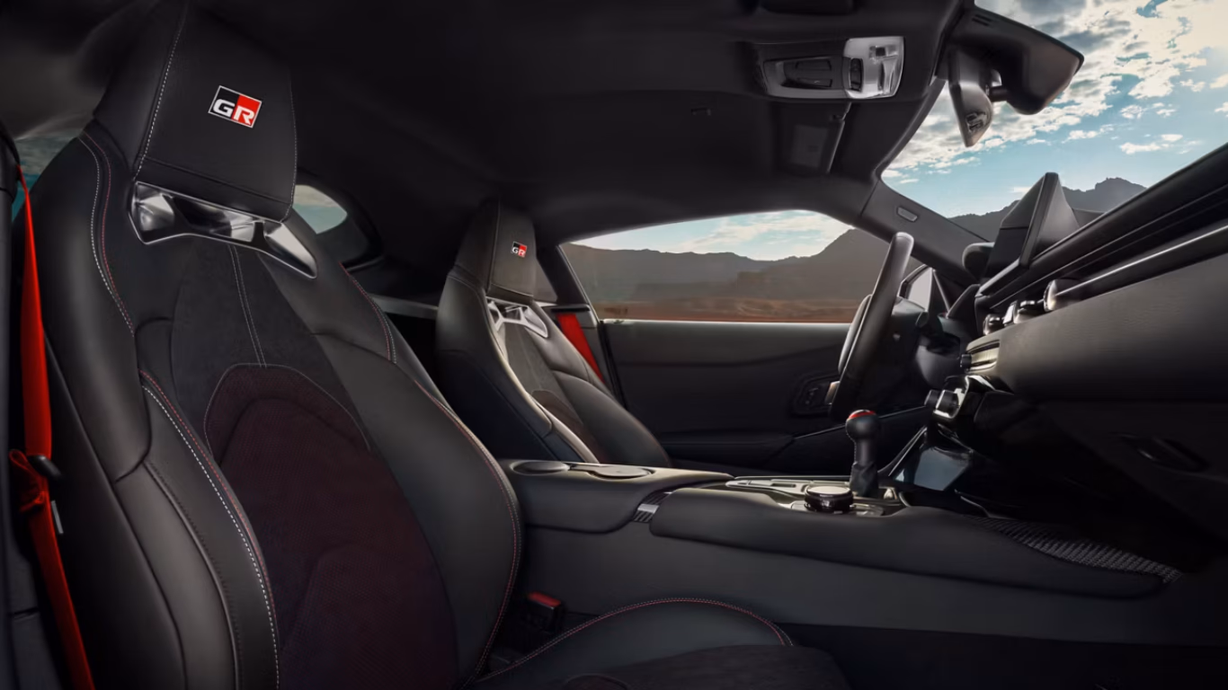 MkV Final Edition interior shown in Black Alcantara® MkV Final Edition interior shown in Black Alcantara®