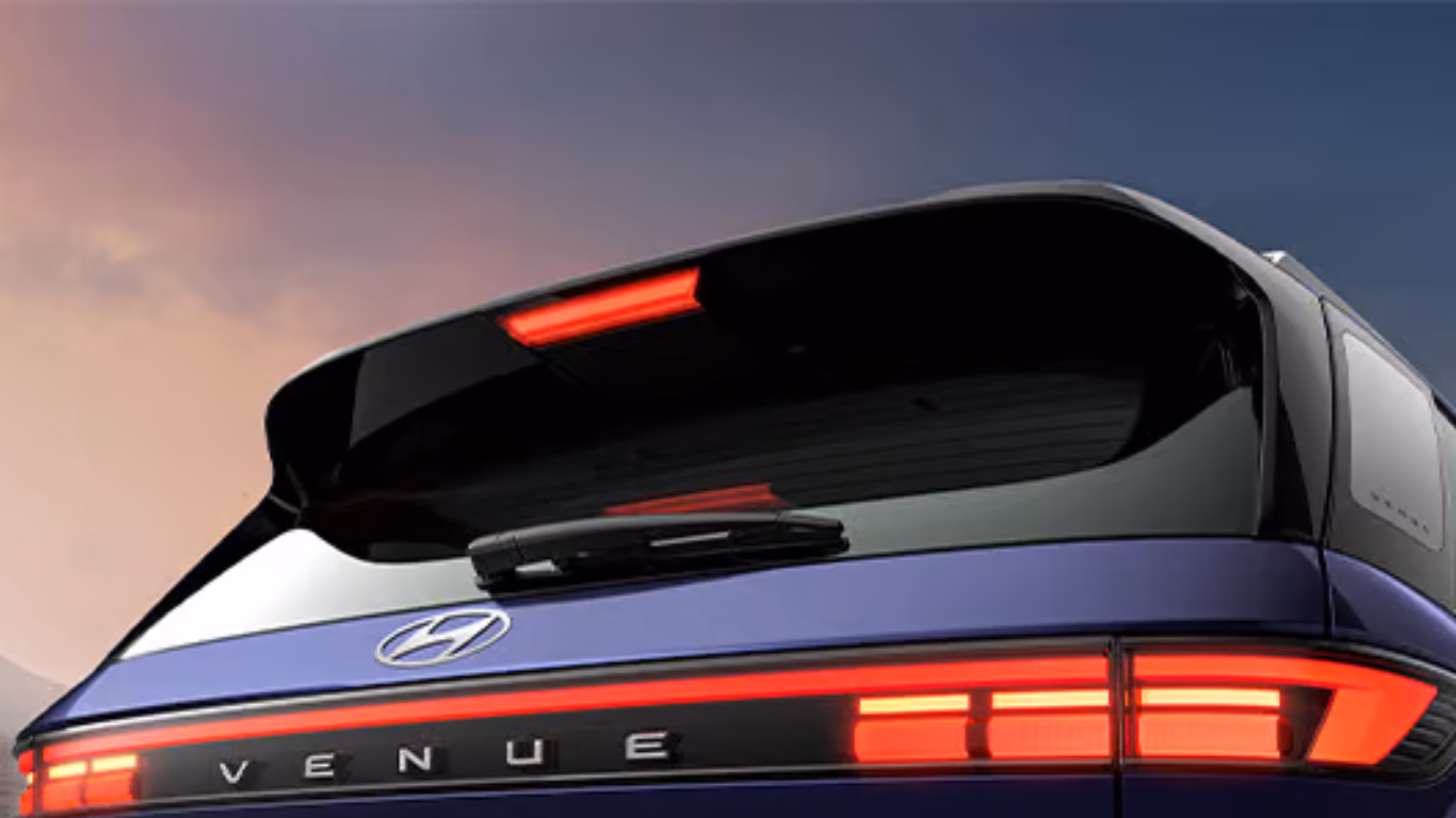 Rear View of Hyundai Venue