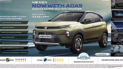 Tata Nexon Receives ADAS and Unveils Stunning Dark Red Edition