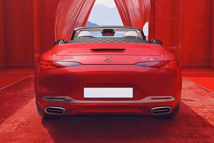 Mercedes-Benz Maybach SL 680 Monogram Series Rear View Mercedes-Benz Maybach SL 680 Monogram Series Rear View