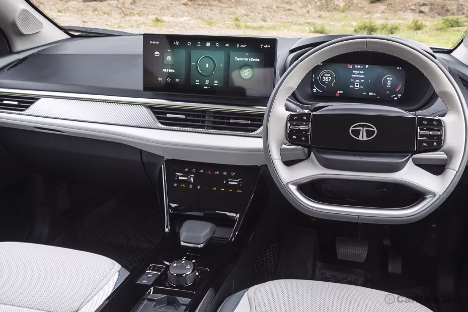 Tata Curvv EV Dashboard Tata Curvv EV Dashboard