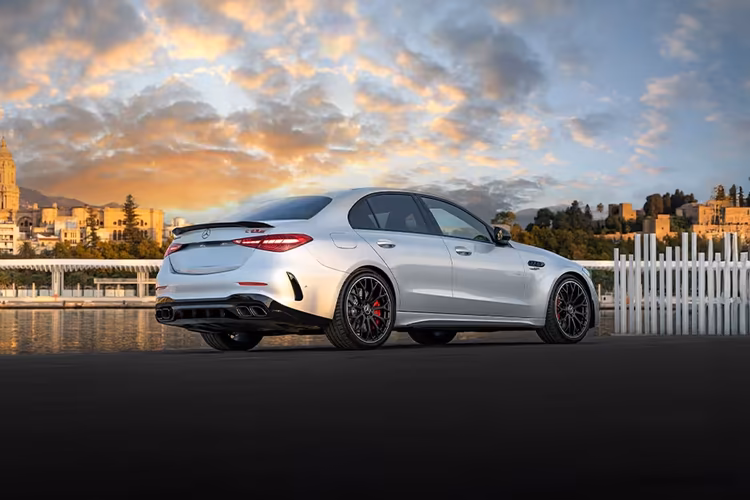 Mercedes Benz AMG C 63 S E-Performance Right Rear Three Quarter