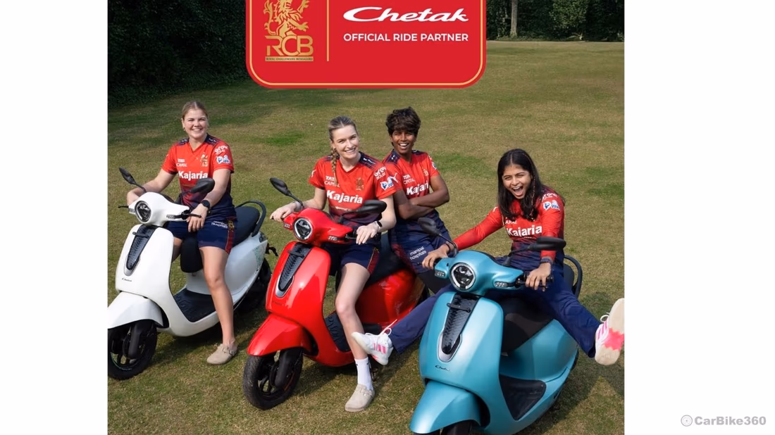 Chetak Gifts New C25 Electric Scooter to RCB Women’s Championship-Winning Squad Audio