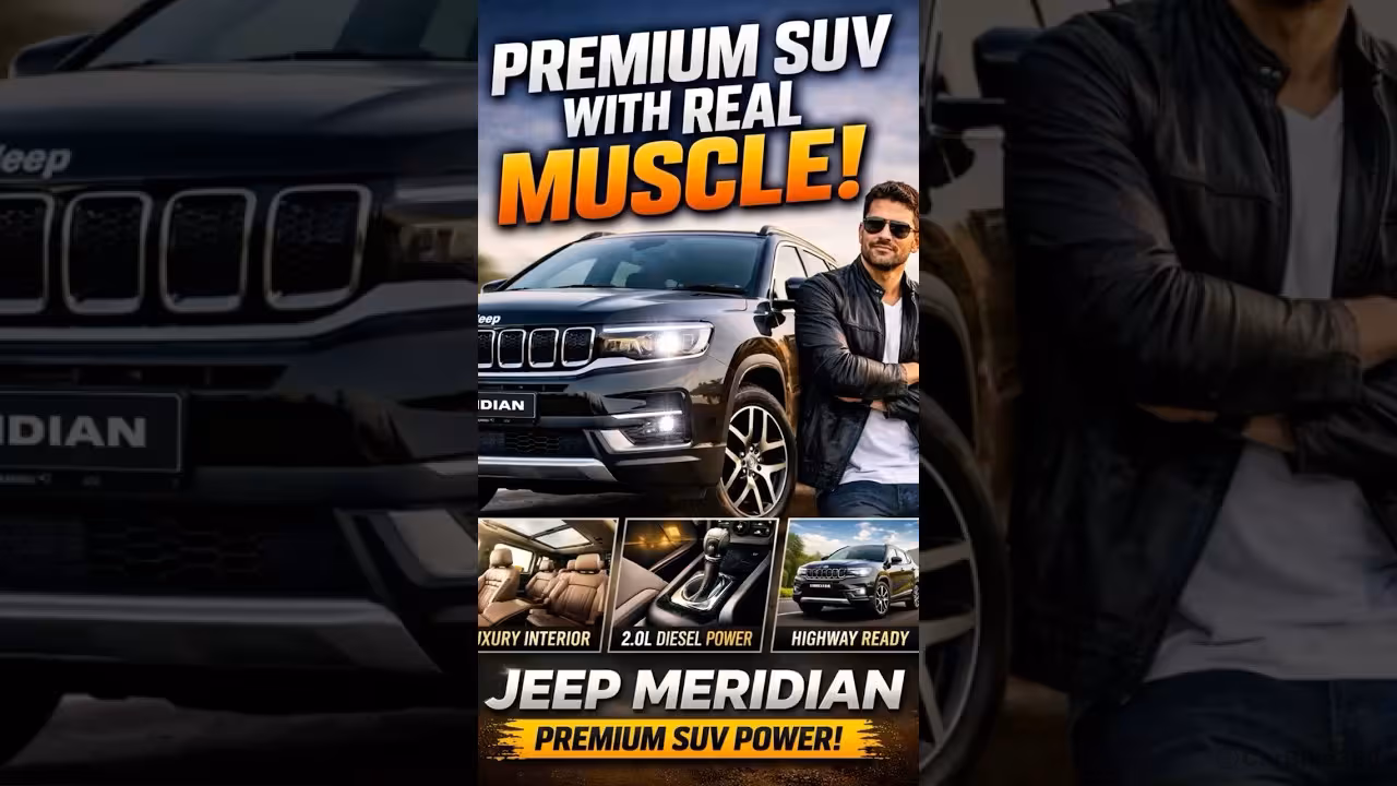 Jeep Meridian Review - Premium SUV With Real Muscle, Luxury, Power & Space!