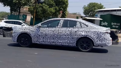 2026 Skoda Slavia Spied Testing Ahead of India Launch