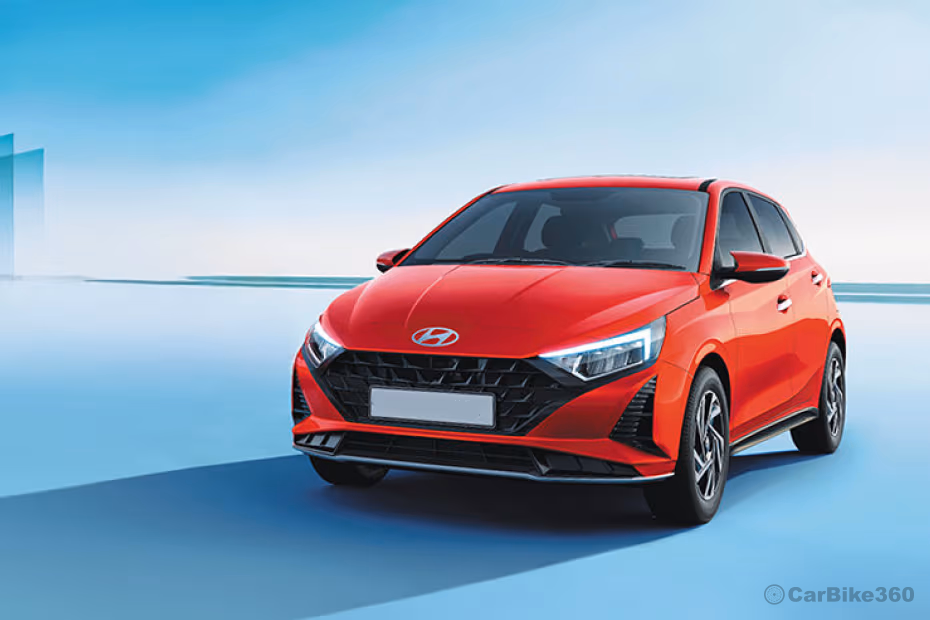 Hyundai i20 Facelift Left Side Front View Hyundai i20 Facelift Left Side Front View