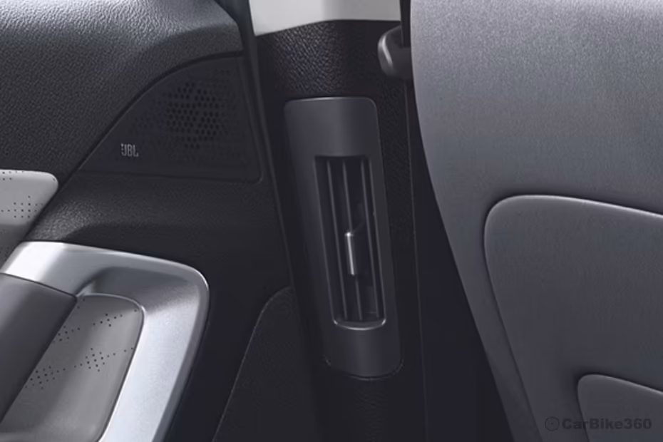Tata Harrier EV Rear AC Vents Tata Harrier EV Rear AC Vents