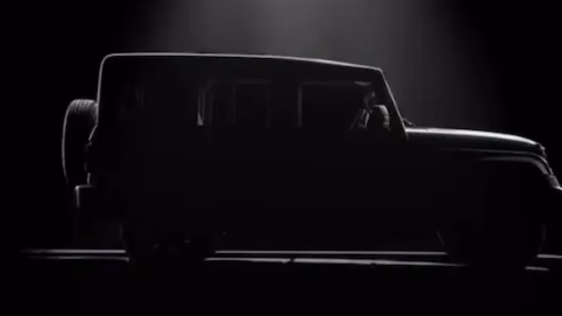2026 Mahindra Thar Roxx Teased Before Its Official Debut Audio