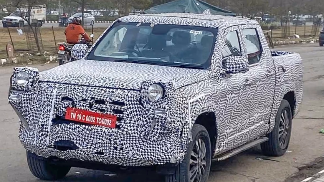 Upcoming Mahindra Scorpio Pik Up Spied With Subtle Interior Updates Audio