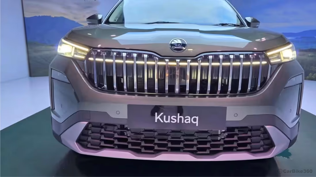 2026 Skoda Kushaq Facelift Unveiled In India With New Colors Scheme Audio
