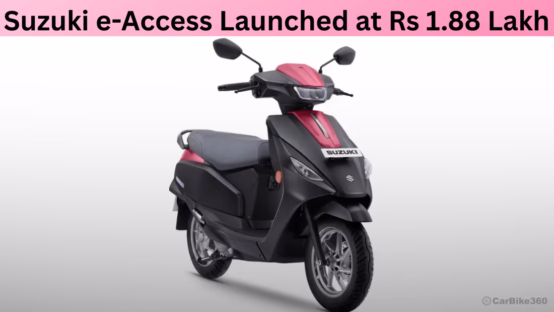 Suzuki e-Access Launched in India at Rs 1.88 Lakh; Bookings Open Audio