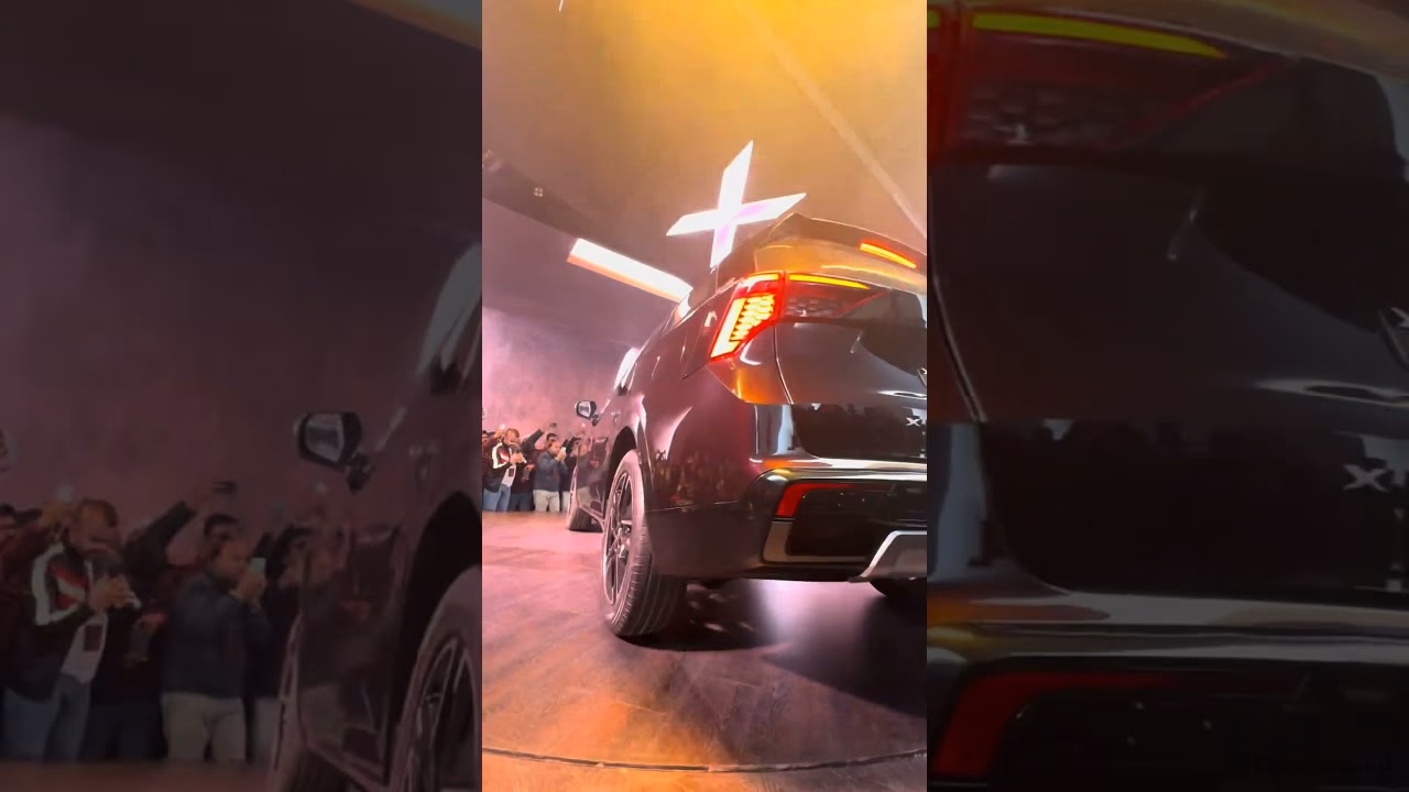 New Mahindra 7XO exteriors, no sound video