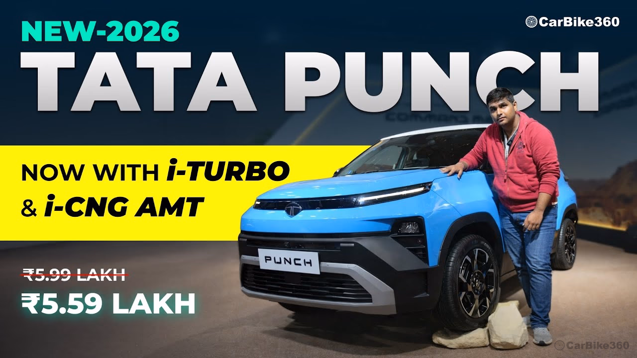 New Tata Punch Facelift Launched With Turbo Petrol at ₹5.59 Lakh!