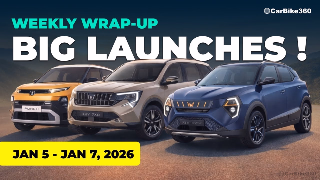 Tata Punch Facelift i turbo| Harrier & Safari Petrol Pricing| Weekly Auto Wrap (5 Jan to 7Jan, 2026)