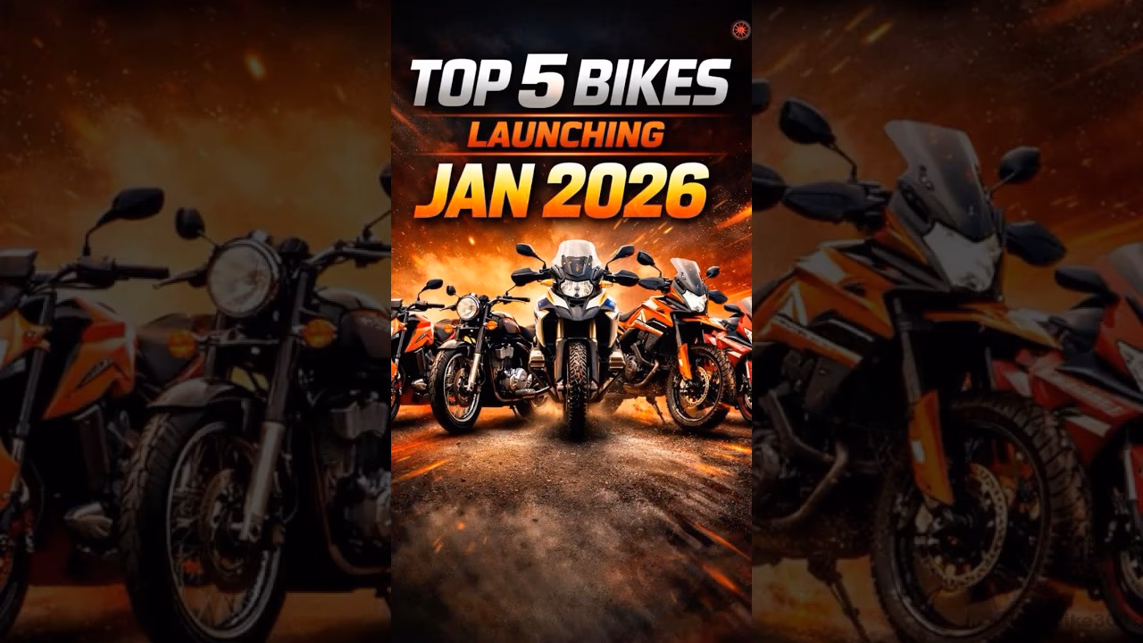 Top 5 Motorcycle Launches in India | January 2026!