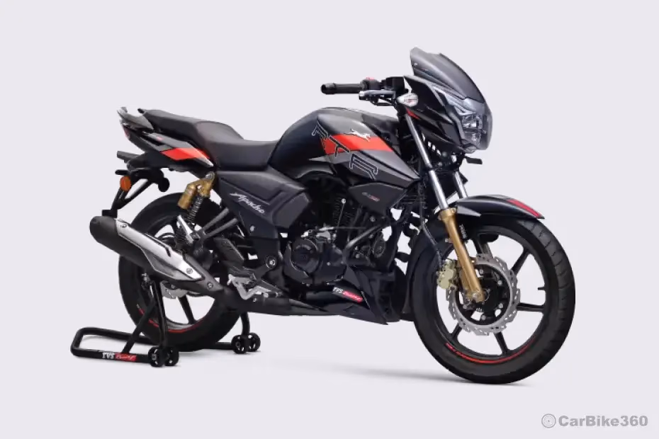 TVS Apache RTR 180 Front Three Quarter TVS Apache RTR 180 Front Three Quarter
