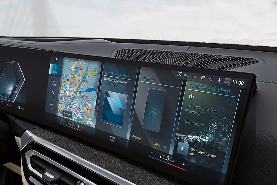 BMW i4 इंफोटेनमेंट सिस्टम BMW i4 इंफोटेनमेंट सिस्टम