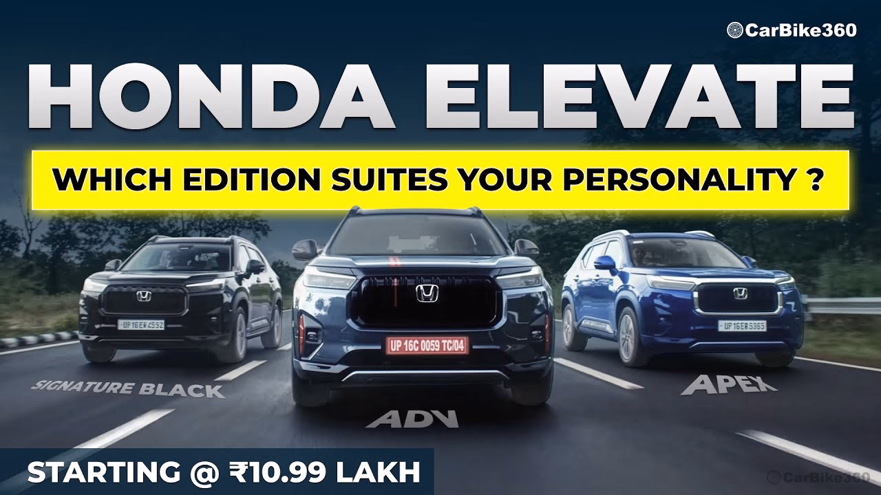 Which Honda Elevate Is Most Value For Money?