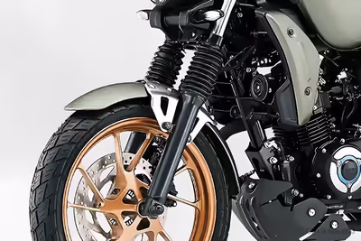 Telescopic front forks with comfort tuning