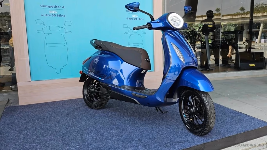 Bajaj Auto Tops The Electric Two-Wheeler Sales in October 2025 with 10% Y-o-Y Growth Audio