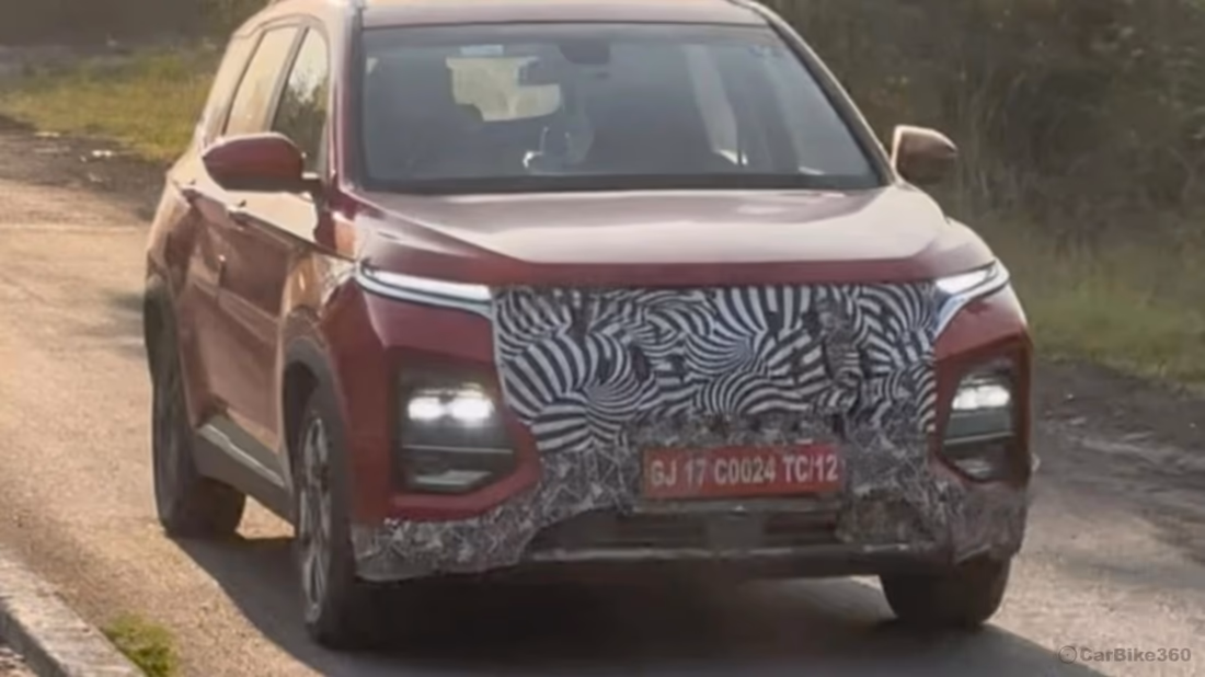 MG Hector 2026 Facelift Spied For First Time in India Audio
