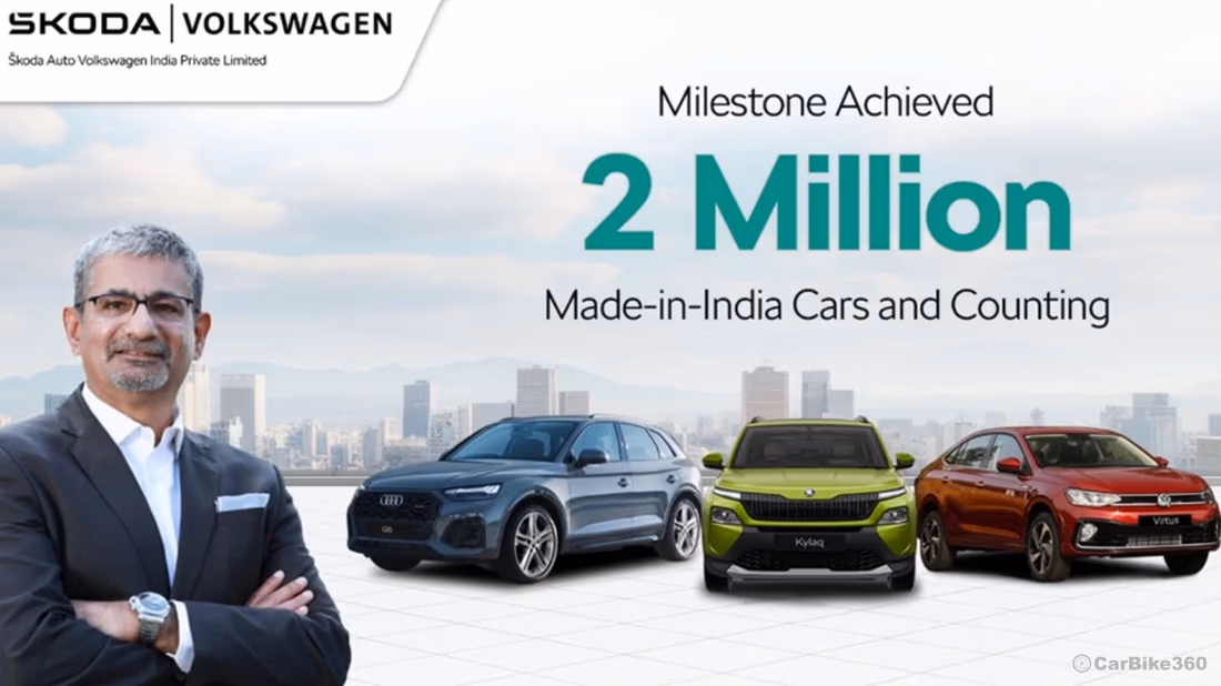 Škoda Auto Volkswagen India Crosses 2 Million Vehicle Production Mark, Driving India’s Role in Global Mobility Future Audio