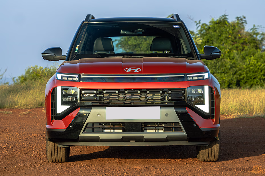 Hyundai Venue N Line front view with signature grille design Hyundai Venue N Line front view with signature grille design
