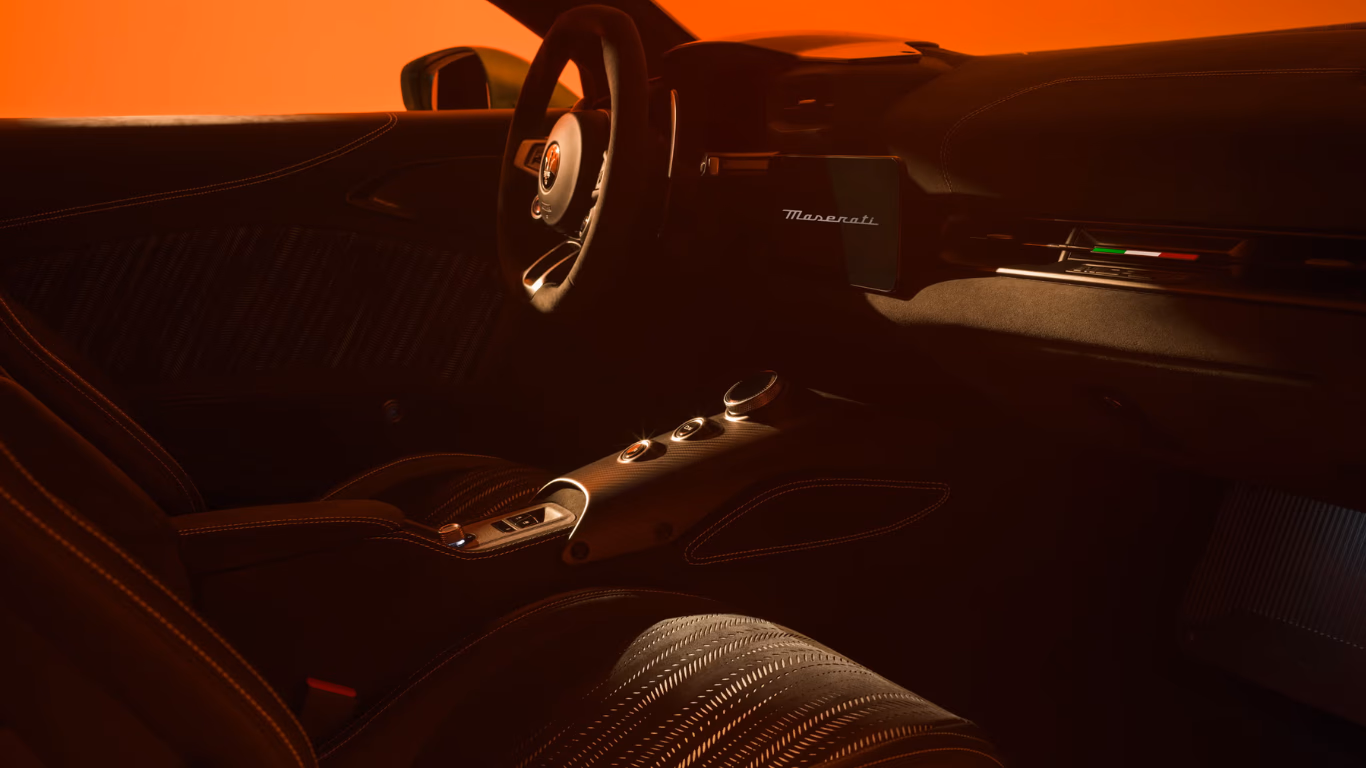 MCPura is nearly identical to the MC20 inside dashboard and steering MCPura is nearly identical to the MC20 inside dashboard and steering