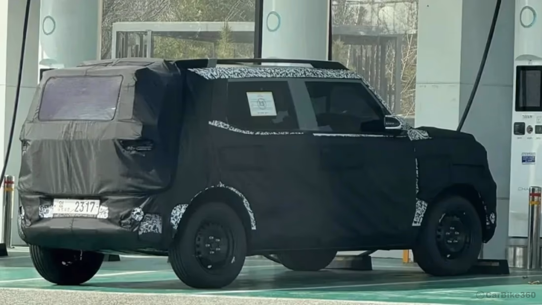 Hyundai prepares all-new sub-4m electric SUV for India: Spy shots reveal key details Audio