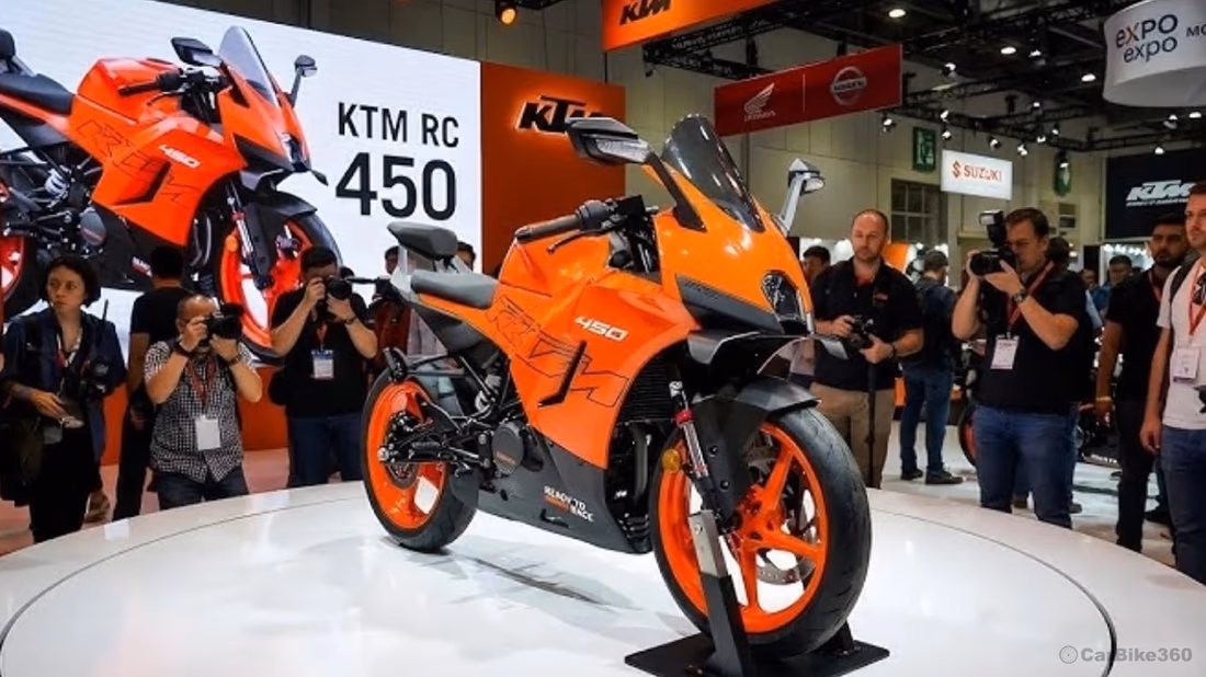 KTM RC 450 Launched in China: Key Features and India Launch Prospects Audio
