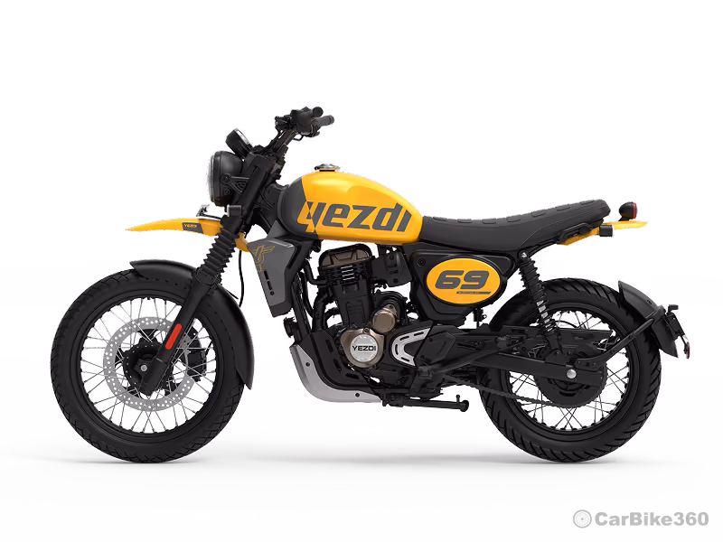 Yezdi Motorcycles Scrambler Left Side View