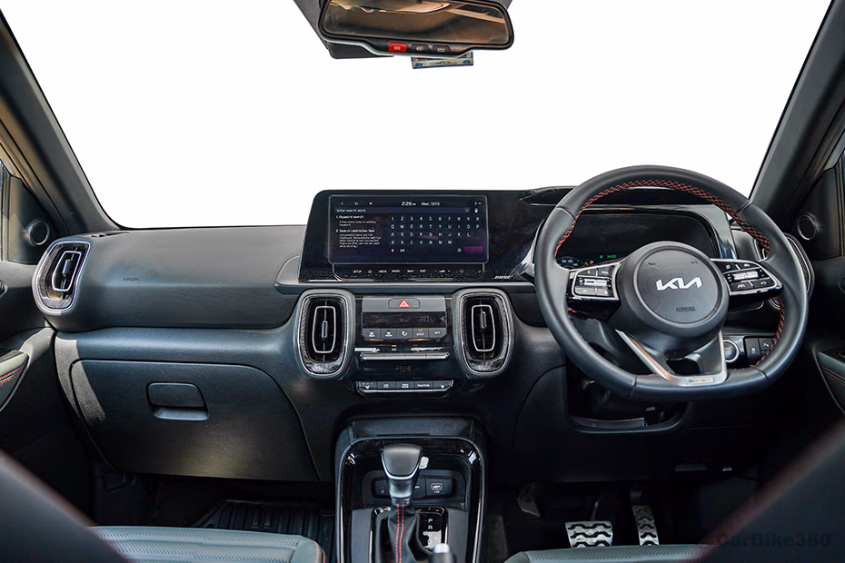Kia Sonet Dashboard Kia Sonet Dashboard