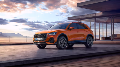 2026 Audi Q3 with Matrix LED headlights and S-line exterior styling.avif