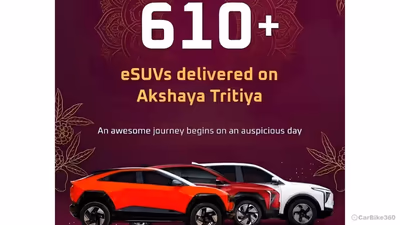 Mahindra Records Historic 610+ eSUV Deliveries on Akshaya Tritiya