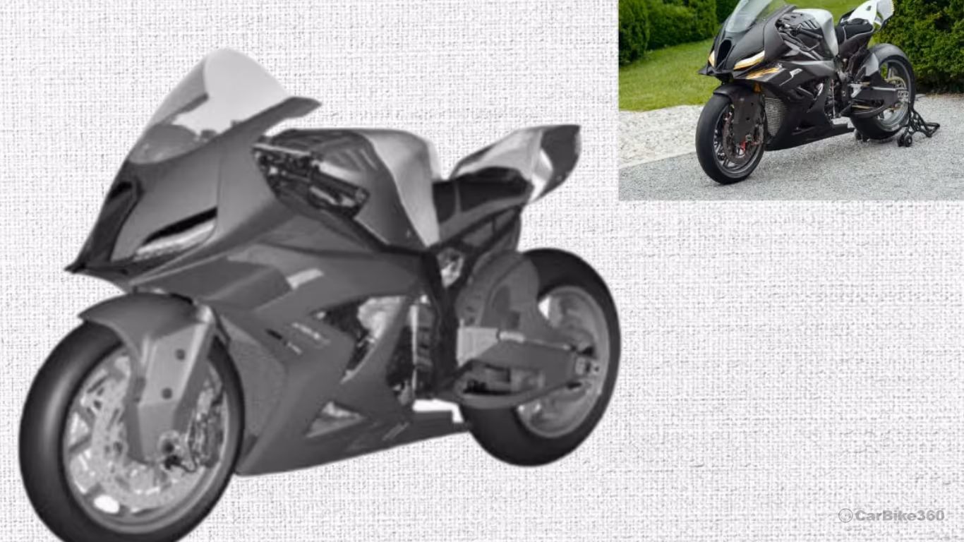 BMW Motorrad Concept RR Design Patent Filed in India