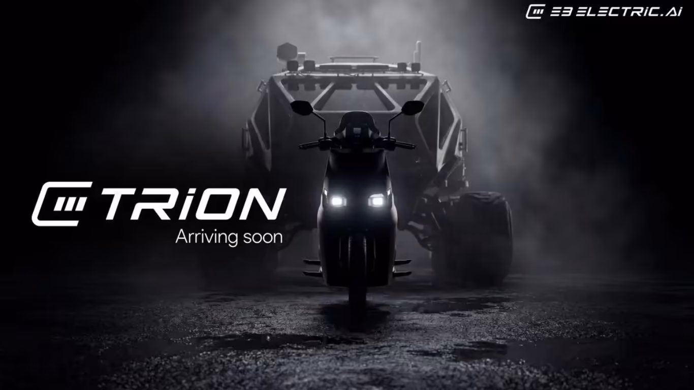 E3 Electric AI Funding E3 TRION Scooter Launch in India