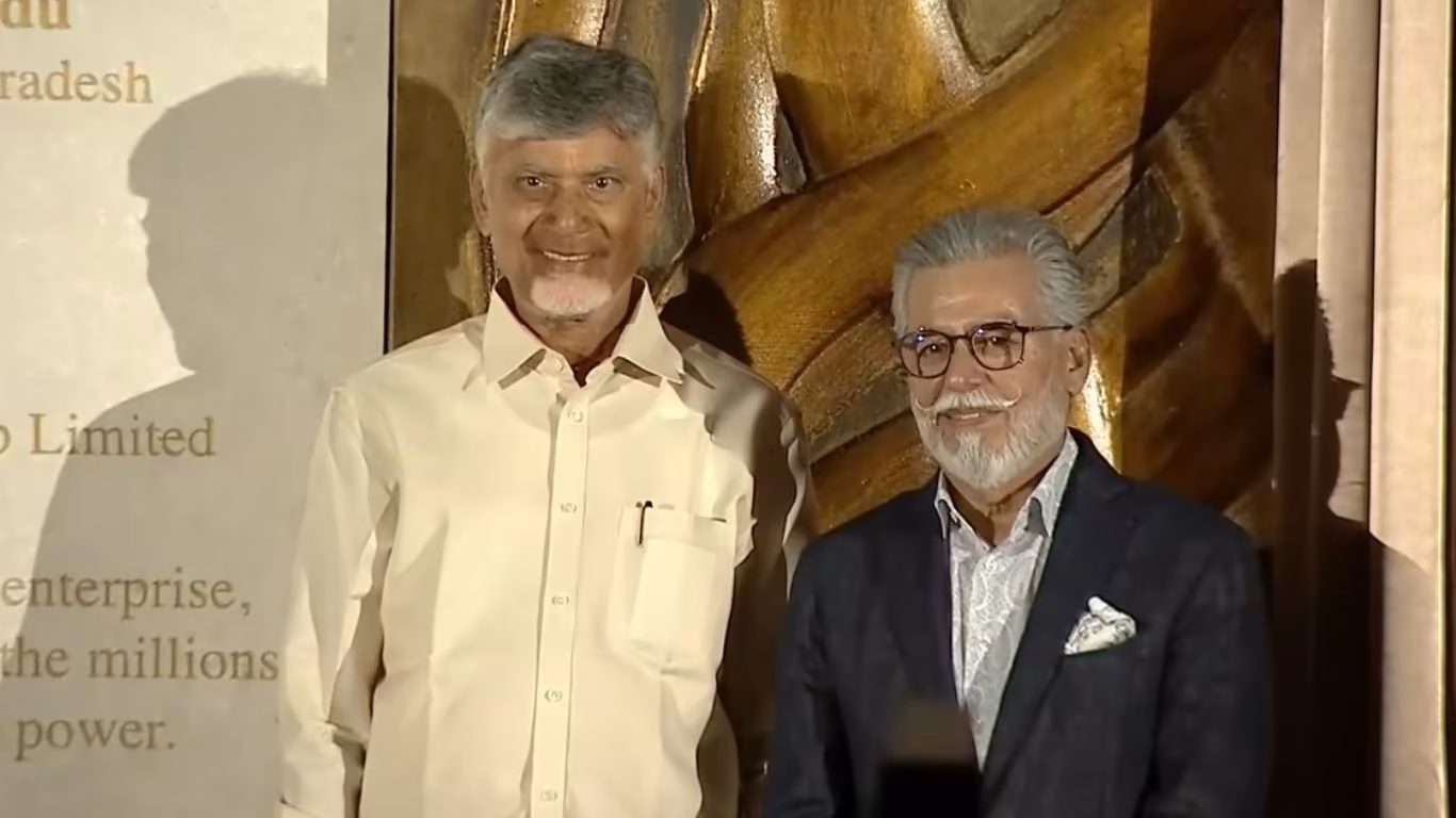Hero MotoCorp Executive with Chandrababu Naidu