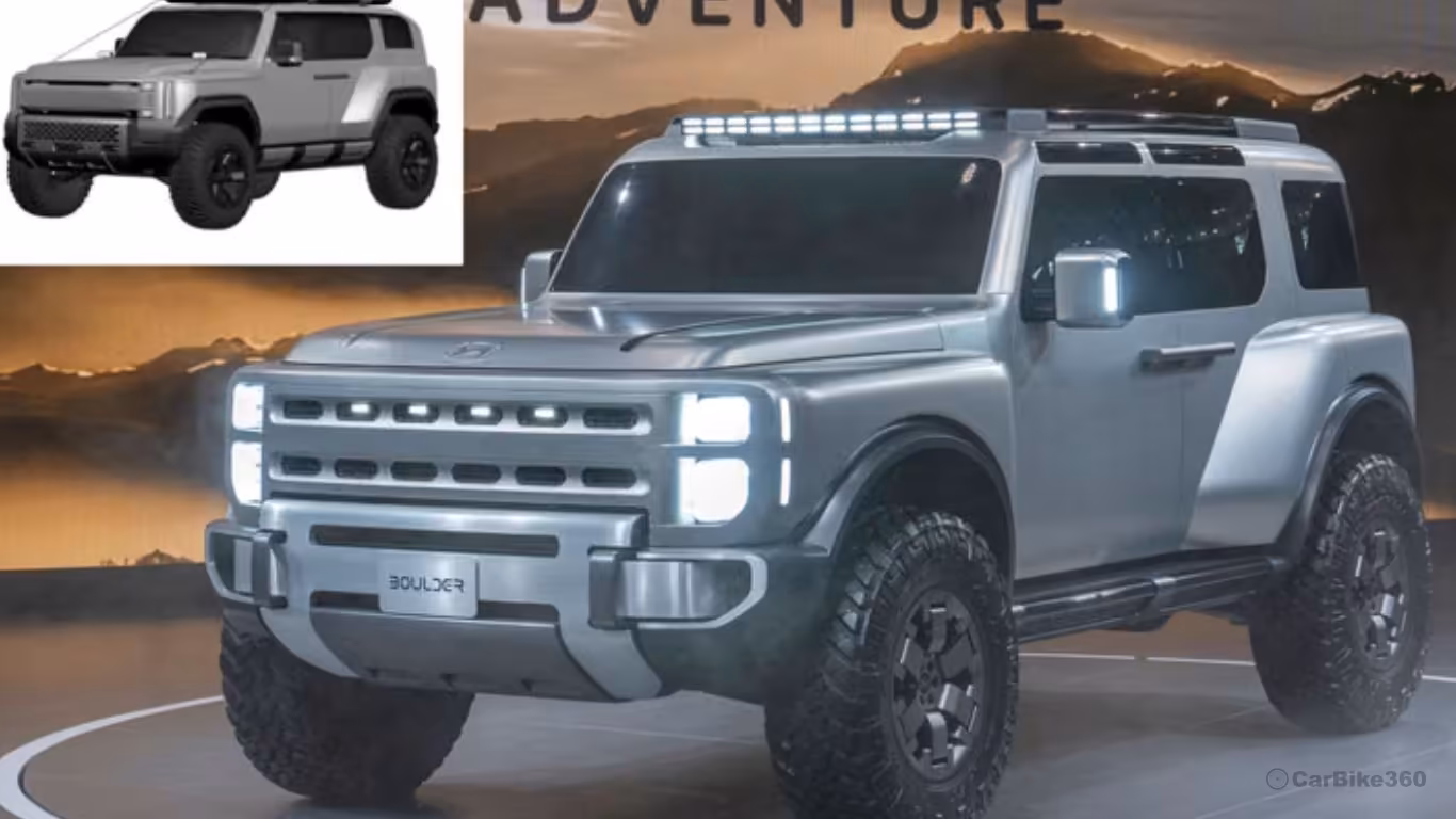 Hyundai Boulder Production Spec SUV Patented in India
