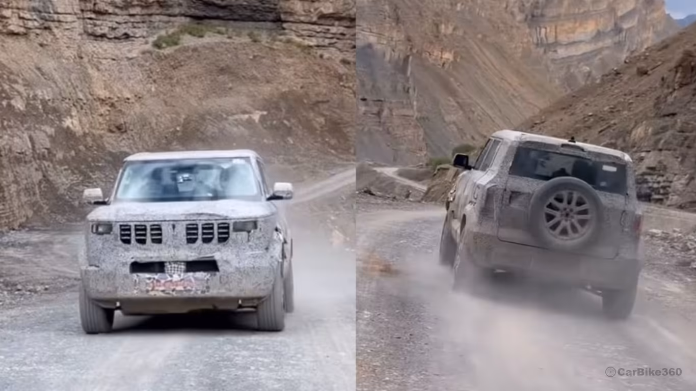 Mahindra New Sub-4-Metre SUV Spotted Testing in Spiti Valley