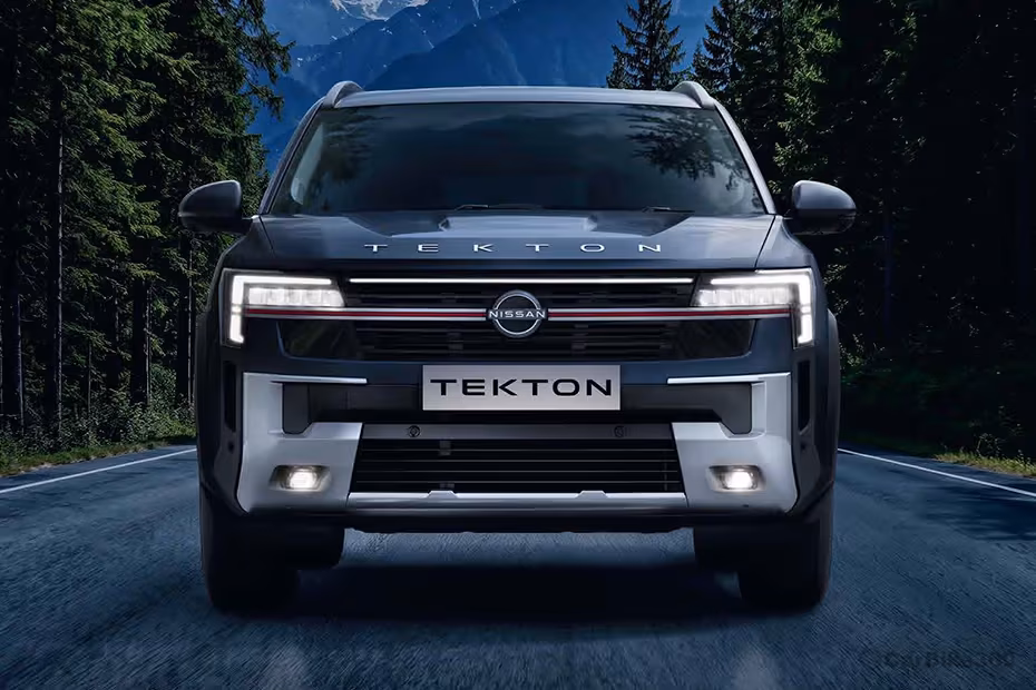 Nissan Tekton Indigo Blue colour SUV Bold Front Exterior view Nissan Tekton Indigo Blue colour SUV Bold Front Exterior view