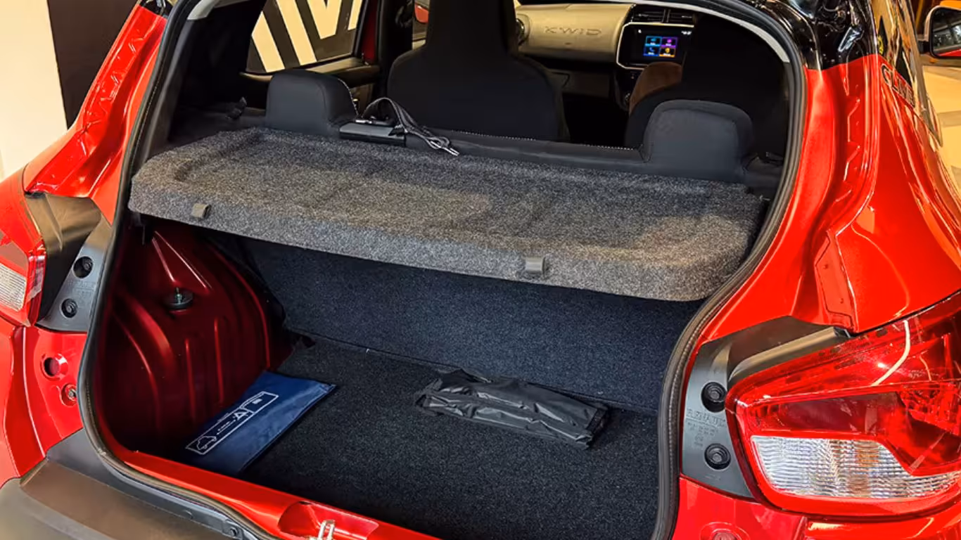 Renault Kwid Boot Space Renault Kwid Boot Space