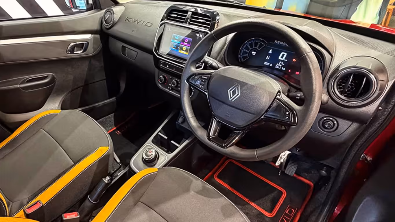 Renault Kwid Driver Cabin View Renault Kwid Driver Cabin View