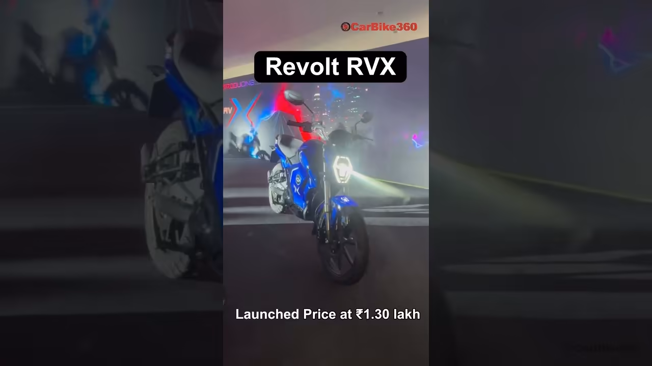 Revolt RVX Launched at ₹1.30 Lakh | 160KM Range