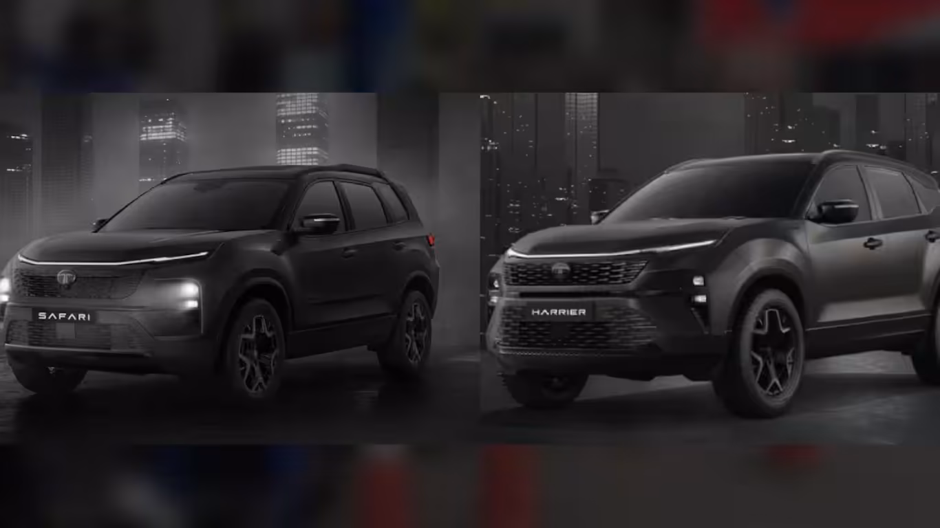 Tata Harrier and Tata Safari Dark Edition