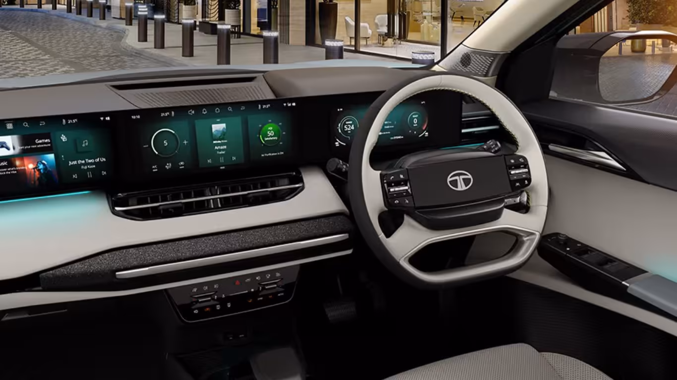 Tata Sierra EV Interior Dashboard